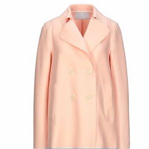 Harris Wharf London. Size 6. NWT. Pink pea coat.